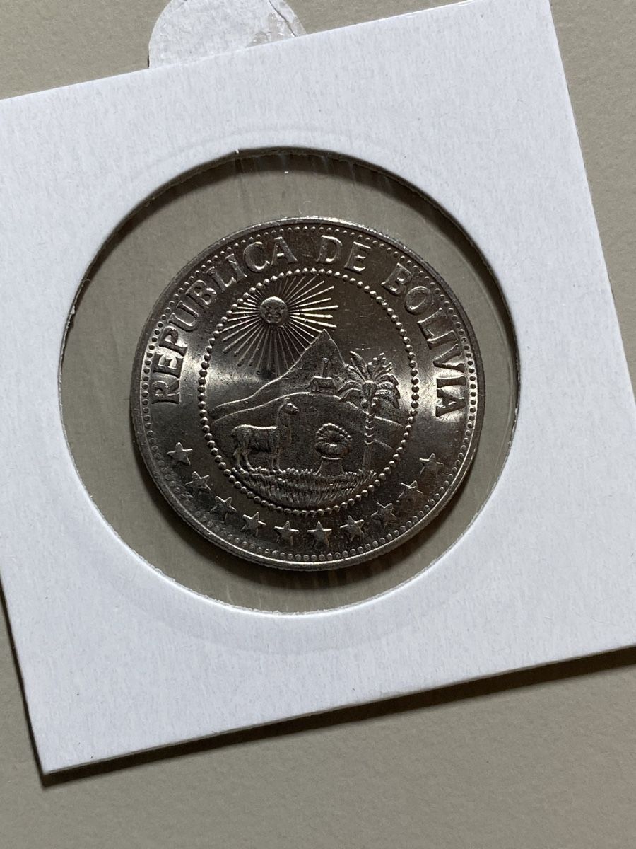 Tutti le monete: Bolivie - 1 peso - 1974 – Usato da Payerne venduto da Mike1682 1