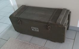 Armeekiste Holzkiste grün