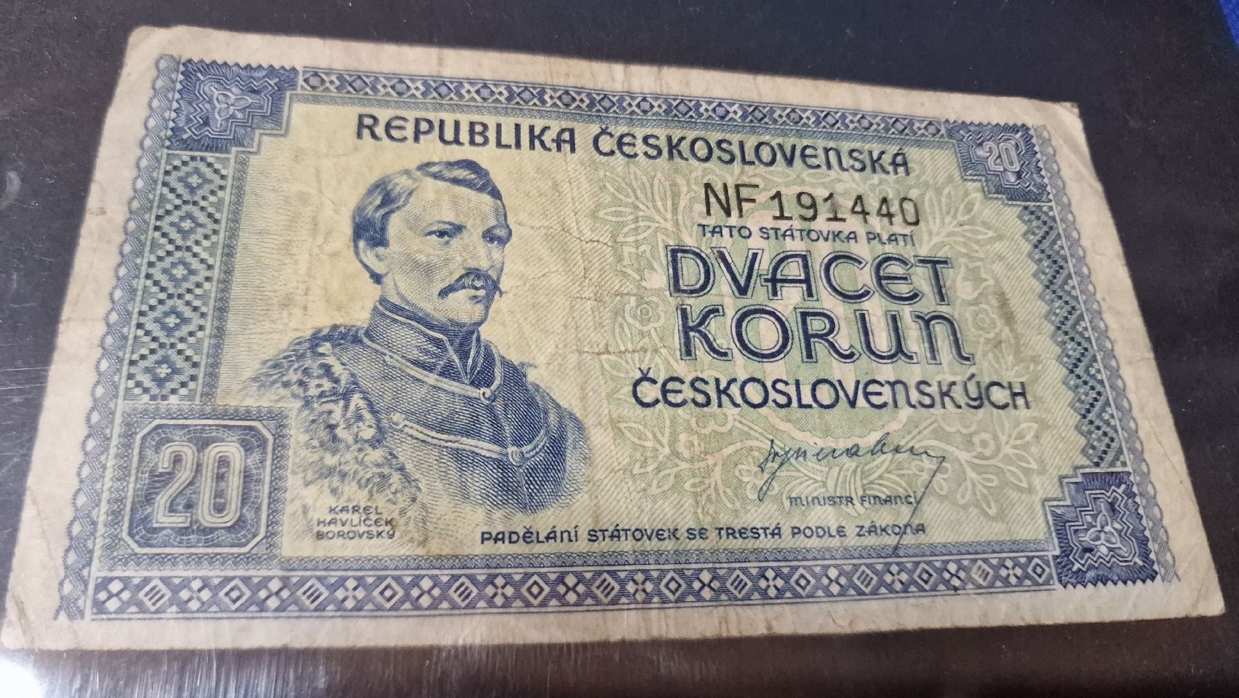 Banconote: Banknote Ceskoslovenskych – Usato da Herisau venduto da Antiques.AR