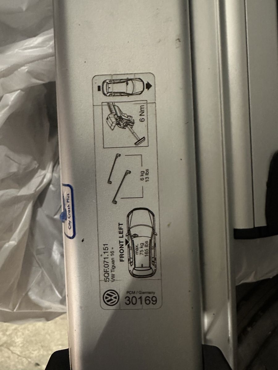 VW Portapacchi: Ski Dachträger Vw Tiguan original Vw – Usato da Wilen b. Wil venduto da Marc.H. 5