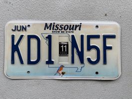 🇺🇸🇺🇸 USA Nummernschild #  MISSOURI - BIRD  # 🇺🇸🇺🇸