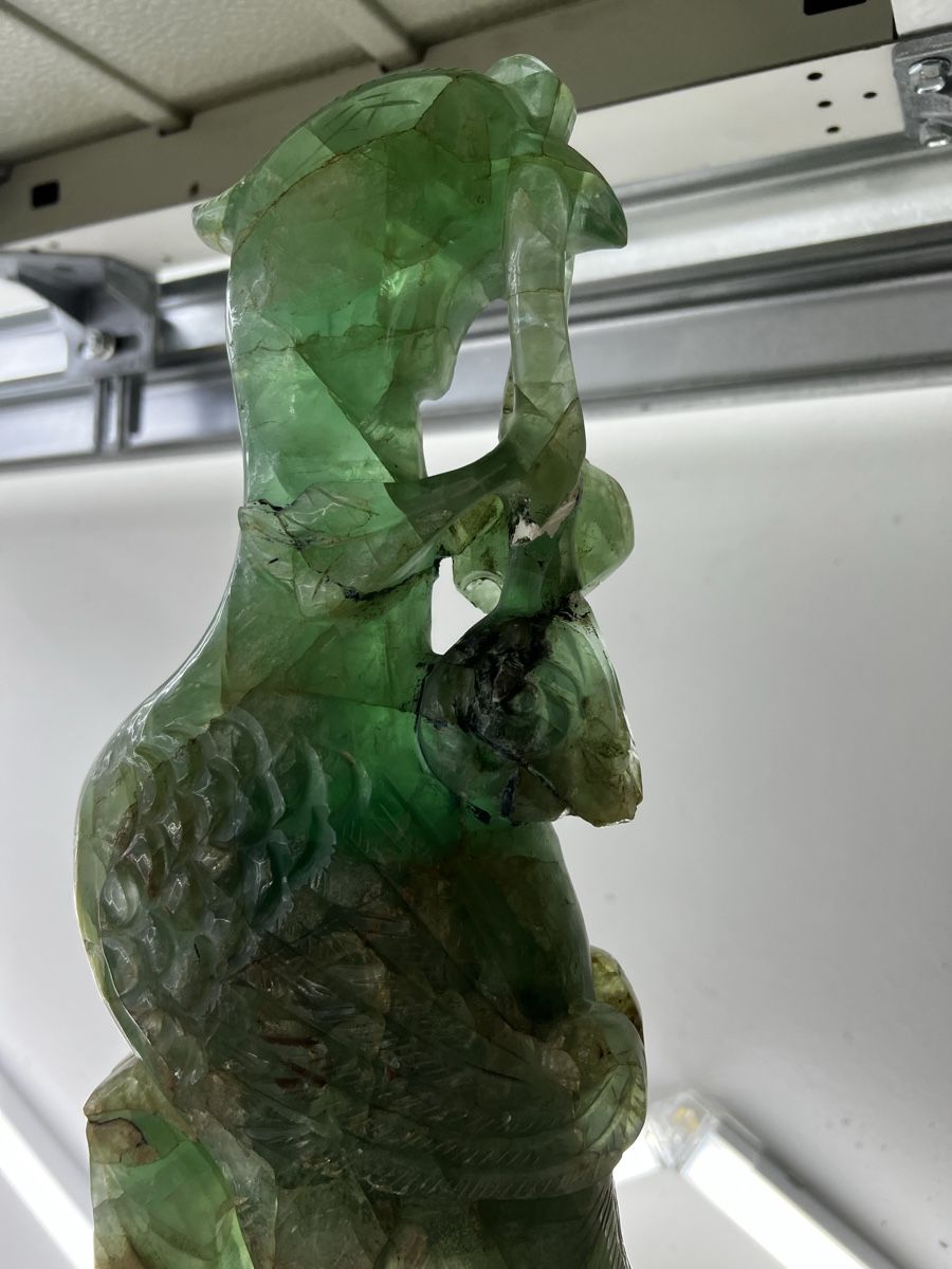 Sculture & Statue: 2 grosse Jade Skulpturen Truthähne – Usato da Wettingen venduto da NickInc 9