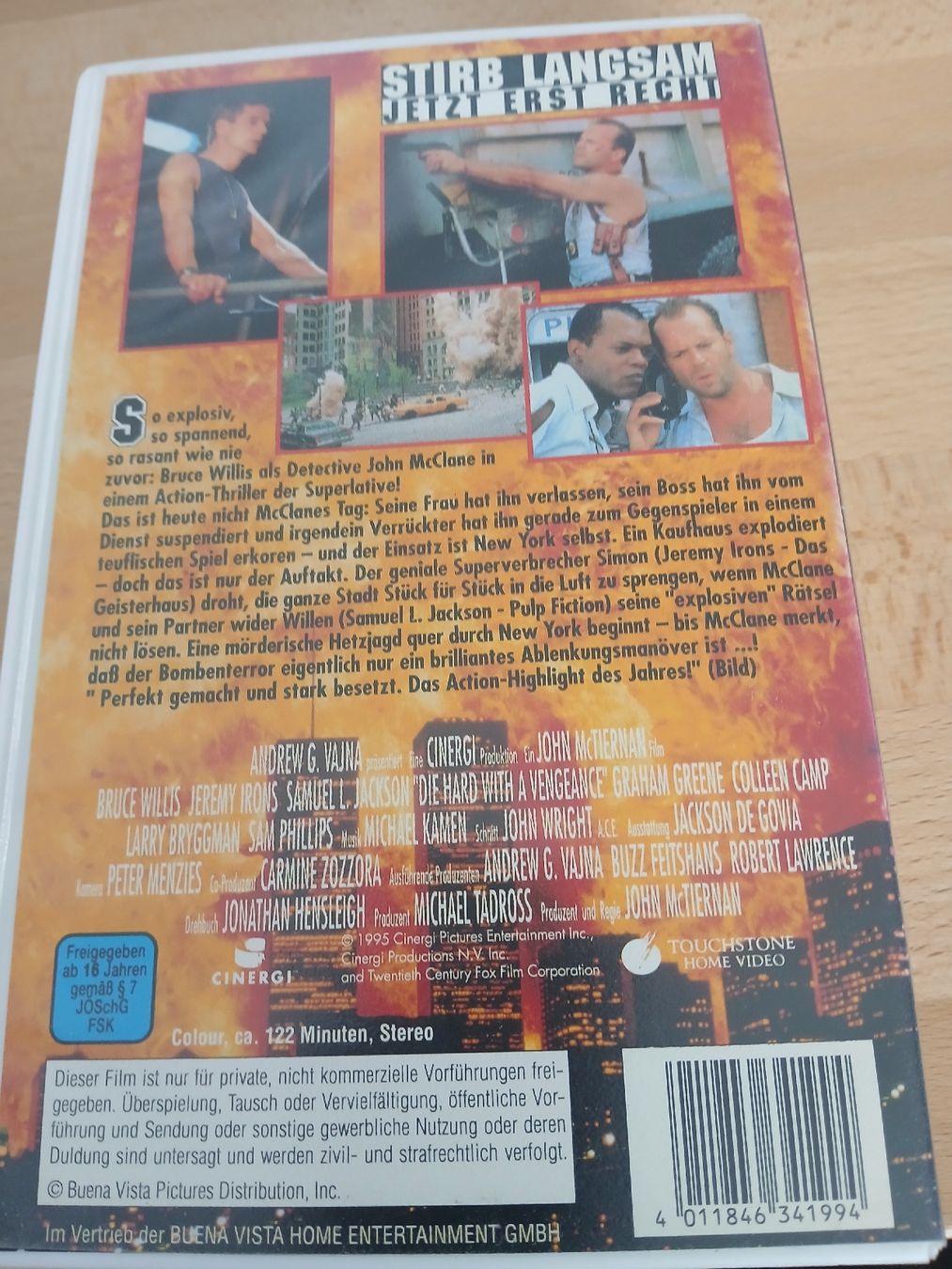 Tutti i VHS: VHS Stirb Langsam Jetzt erst recht Bruce Willis – Usato da Langenthal venduto da Egro50 2