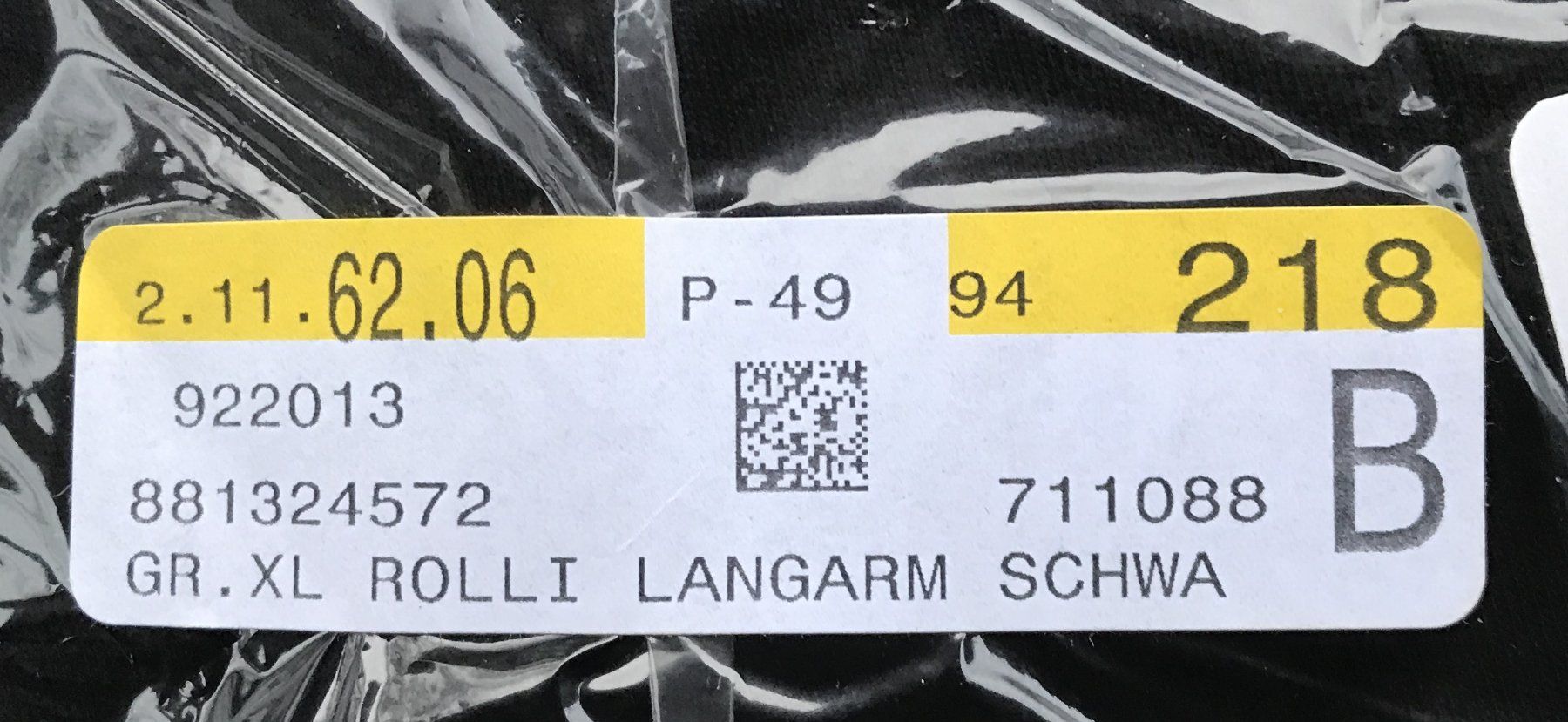 Maglioni & Felpe: PULLOVER NEU & ORIGINALVERPACKT SCHWARZ XL – Nuovo e nell'imballaggio originale da Ostermundigen venduto da Wyatt-Earp 1