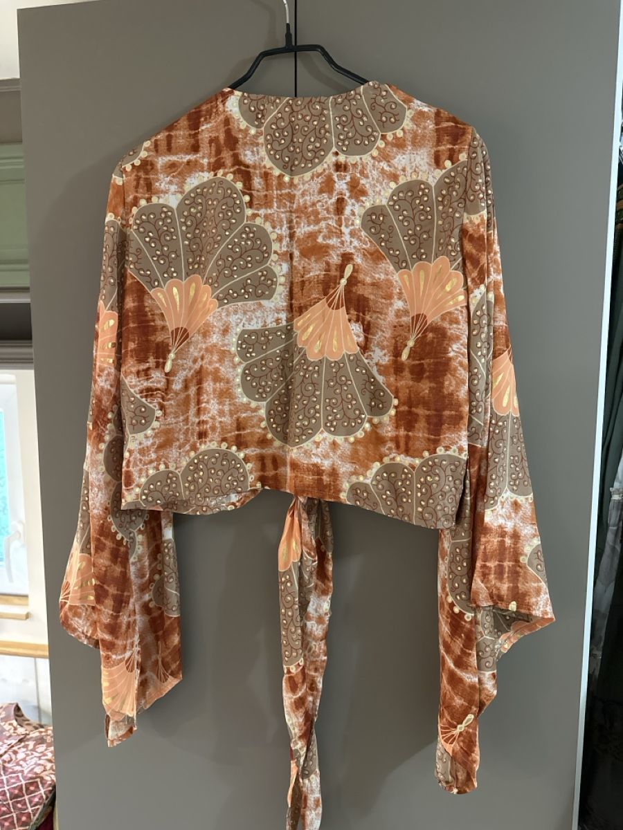 Blusen: NEUE Gooda Gooda Bluse gemustert mit Bindeband – Neu (gemäss Beschreibung) aus Wildberg von TradeMe 3