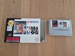 NBA Live 95 SNES Spiel mit OVP guter Zustand