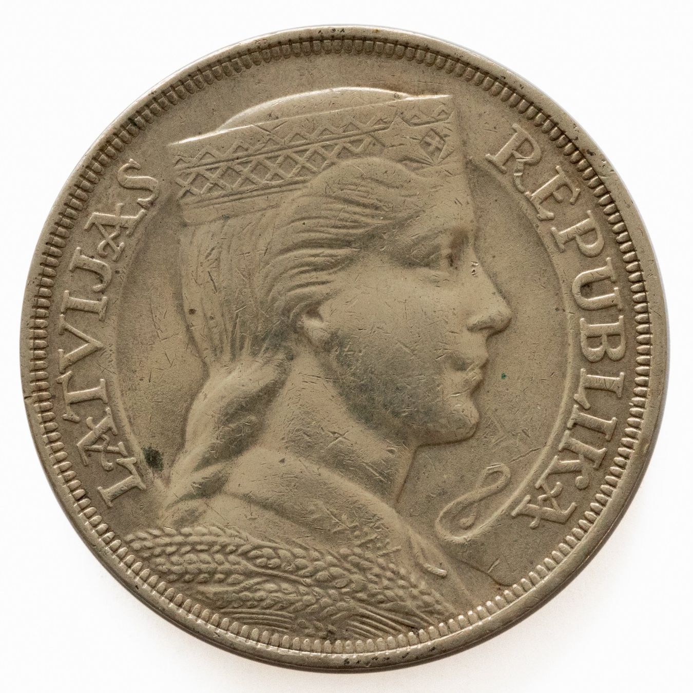 Tutti le monete: Lettland 5 Lati 1932 Silber – Usato da Rotkreuz venduto da num_6343 1