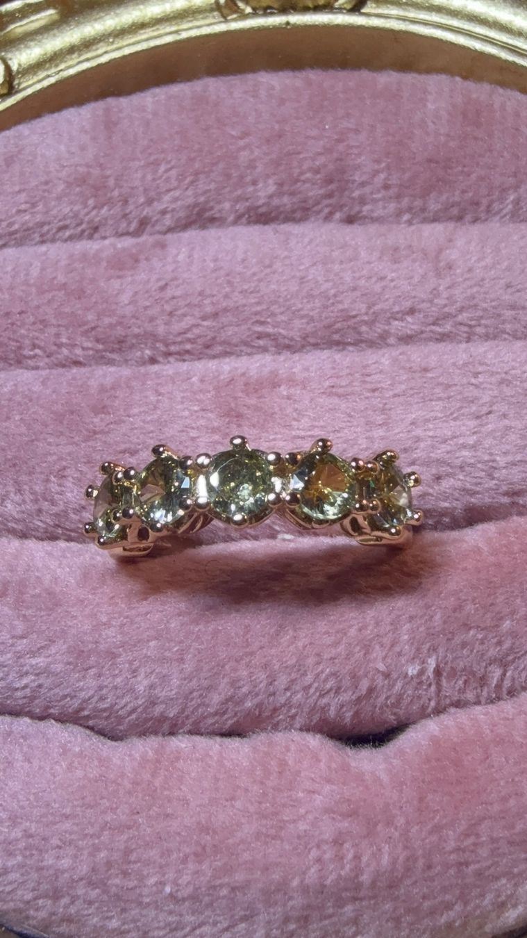 Anelli: Bague Péridots – Nuovo e nell'imballaggio originale da St-Maurice venduto da Sandrinette123 1