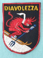 Vintage Badge Wappen DIAVOLEZZA ST. GALLER STICKEREI