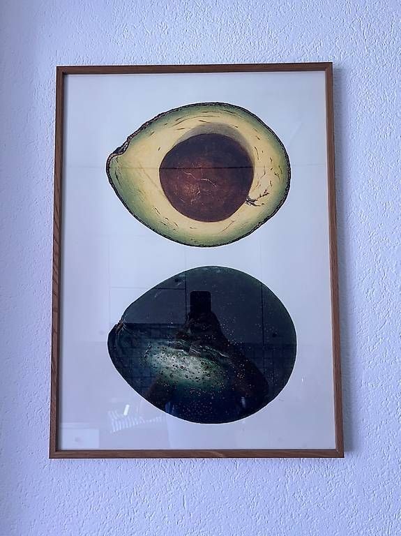 Foto & Immagini: Avocado Bild inkl. Holzrahmen – Usato da Zürich venduto da Miiau101