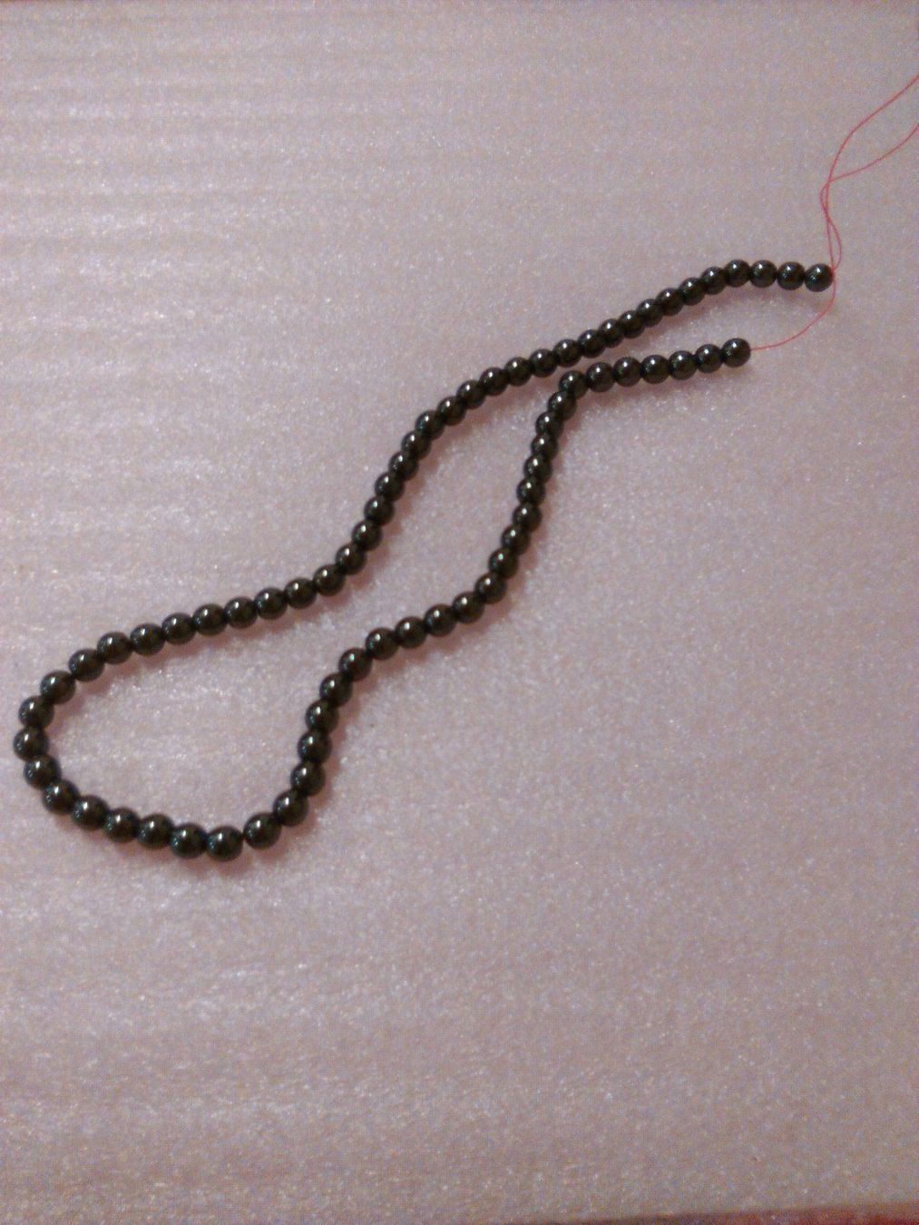 Catenine: ECHT HÄMETIT STRAND KETTE;UNISEX;GRAU – Nuovo (secondo la descrizione) da Basel venduto da bijoutrie_4 2