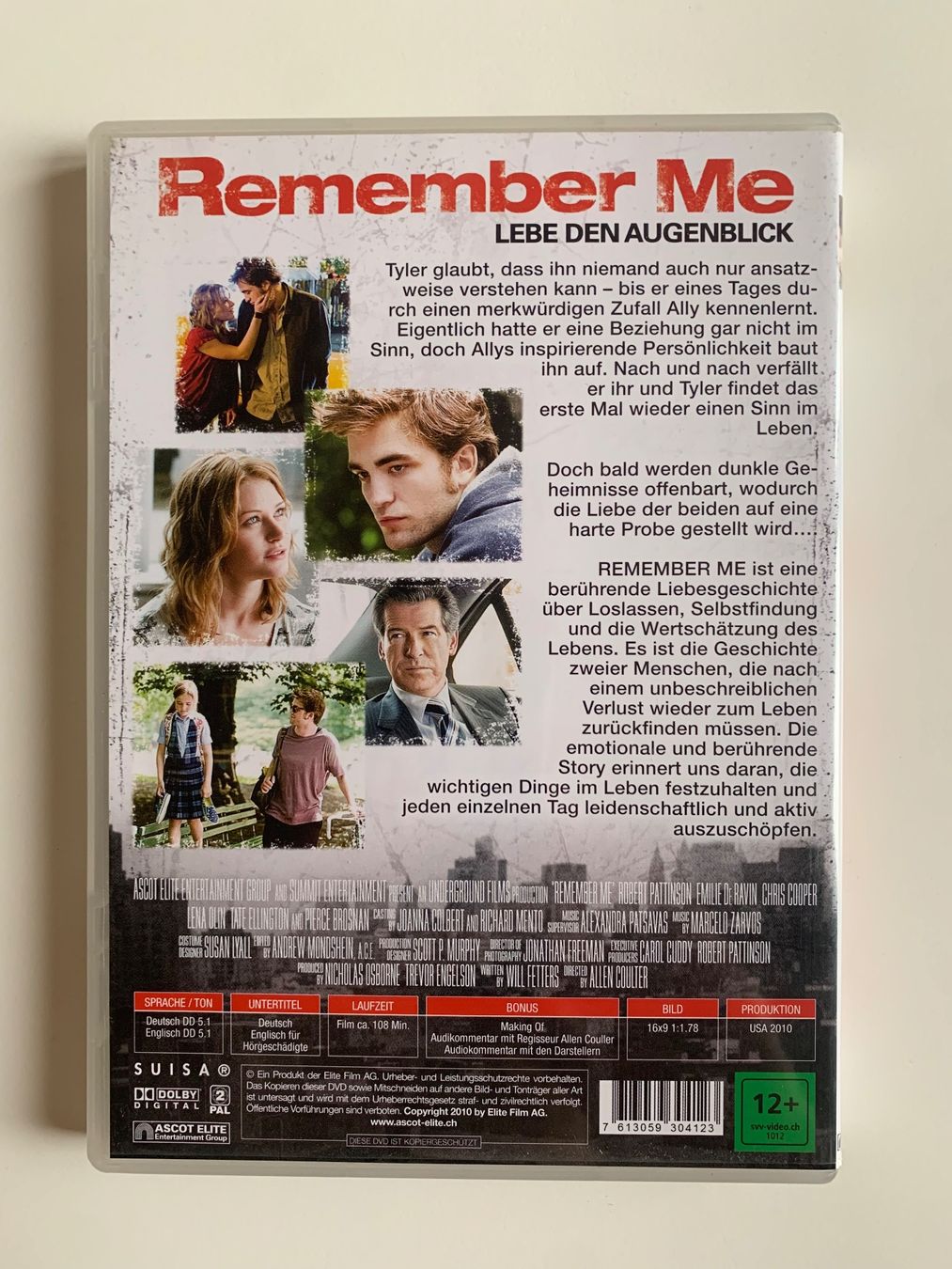 Tutti i DVDs: DVD "Remember Me" - Drama mit Robert Pattinson – Usato da Zürich venduto da Leonieonie. 1