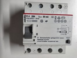 FI Schalter smissline 25 A 30mA 400V 4P