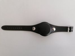 Militär Uhrenlederarmband mit Uhrensschutz Deckel