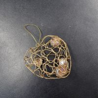 kleines goldenes Herz (1 Box à 6 Stück)