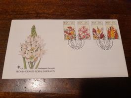 Superbe enveloppe philatélique Afrique du Sud 1985! Rare!