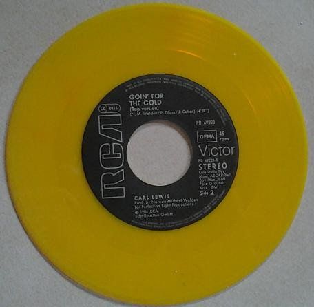 Dischi in vinile: Lewis Carl: Goin' For The Gold 7" – Usato da Steinhausen venduto da Vilivinili 1
