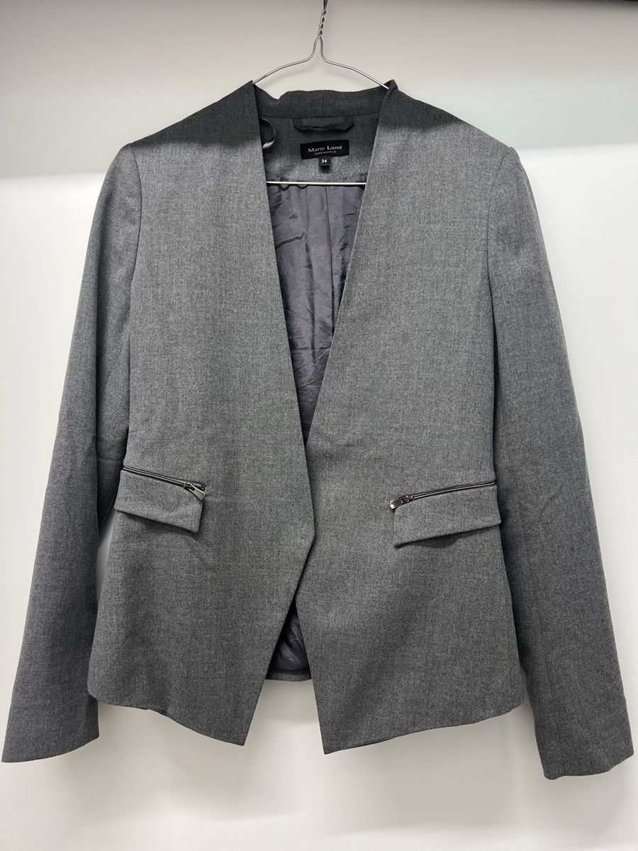 Giacche: Marie Lund Blazer, Grau, Grösse 34 – Nuovo (secondo la descrizione) da Urdorf venduto da ines.tr96