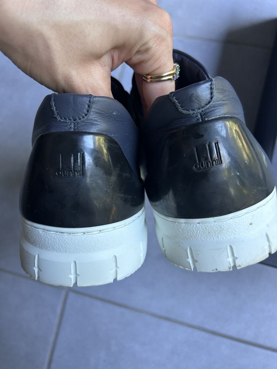 Dunhill Scarpe da uomo: Baskets bleu Dunhill 43.5 – Usato da Genève venduto da Sarahchge 1