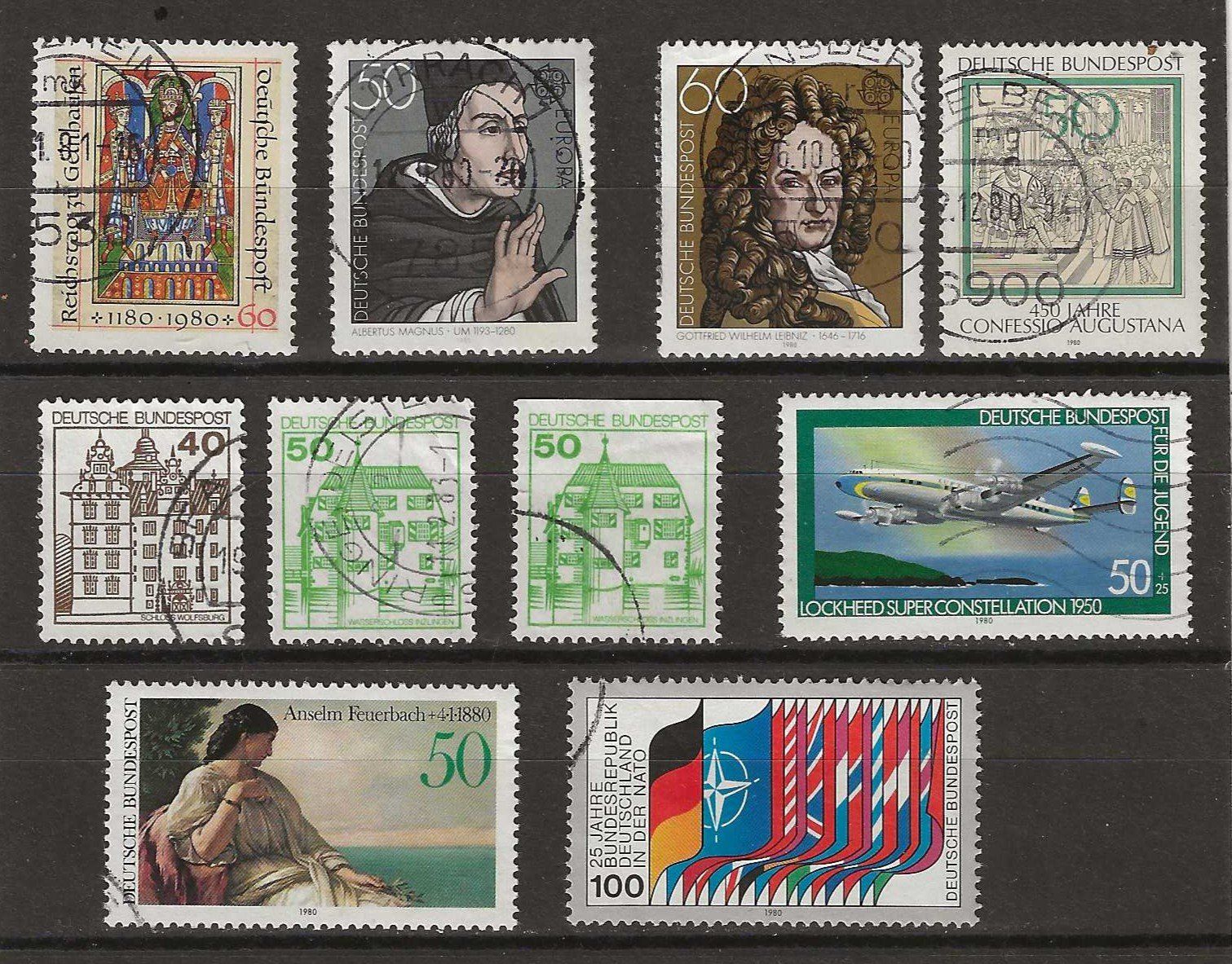 Alle Briefmarken: Deutschland,1980 gebraucht – Gebraucht aus Susten von lmf_98wh