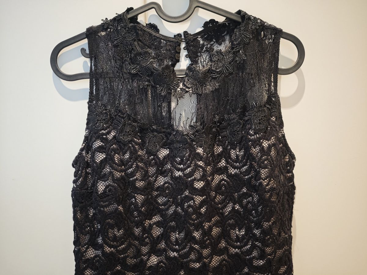 Orsay Vestiti: Orsay Kleid mit Spitze, schwarz, Grösse 36 – Usato da Nuglar venduto da nao_fr9z 1