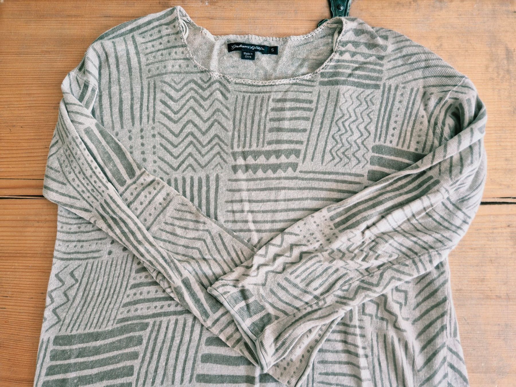 Gudrun Sjöden Pullover & Sweatshirts: GUDRUN SJÖDEN S M 36 38 PULLOVER PULLI LEINEN LINEN TOP – Gebraucht aus Elsau von the-colorful-side 8