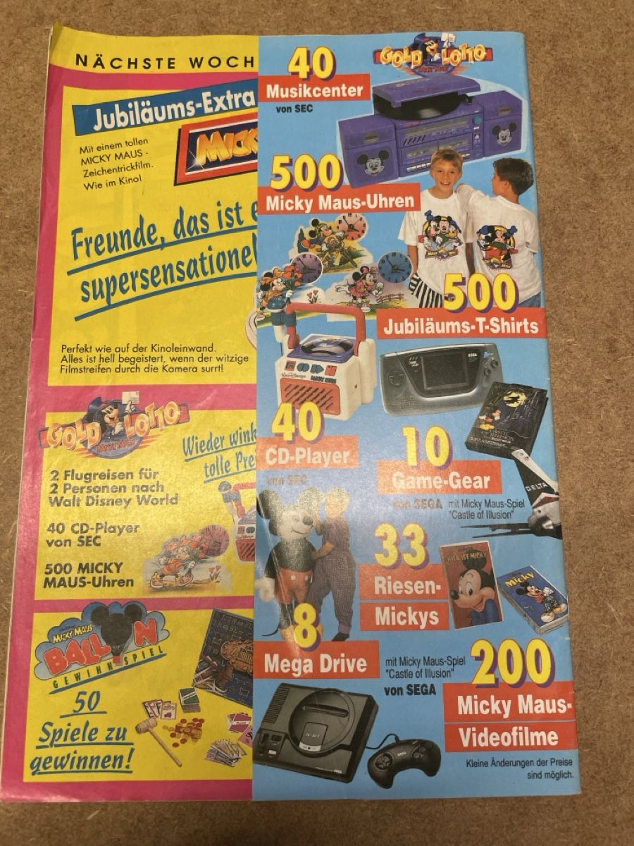 Fumetti: Micky Maus Heft Nr. 37 von 1991 – Usato da Therwil venduto da rubininio 1