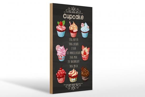 Insegne: Blechschild-CUPCAKE REZEPT – Nuovo e nell'imballaggio originale da Rupperswil venduto da big-one-sale 1