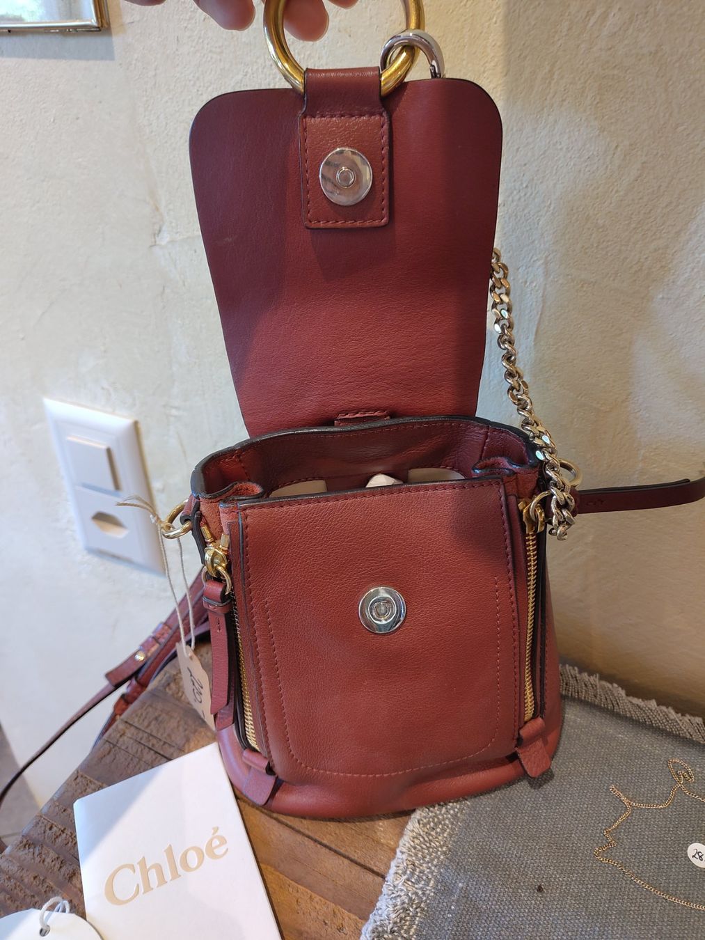 Chloé Borse da donna: Chloe backpack mini bordeaux – Usato da Losone venduto da ell_nora89 3