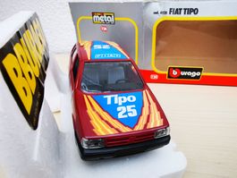 Burago 1/24 FIAT Tipo, seltene Farbe. neu in OVP
