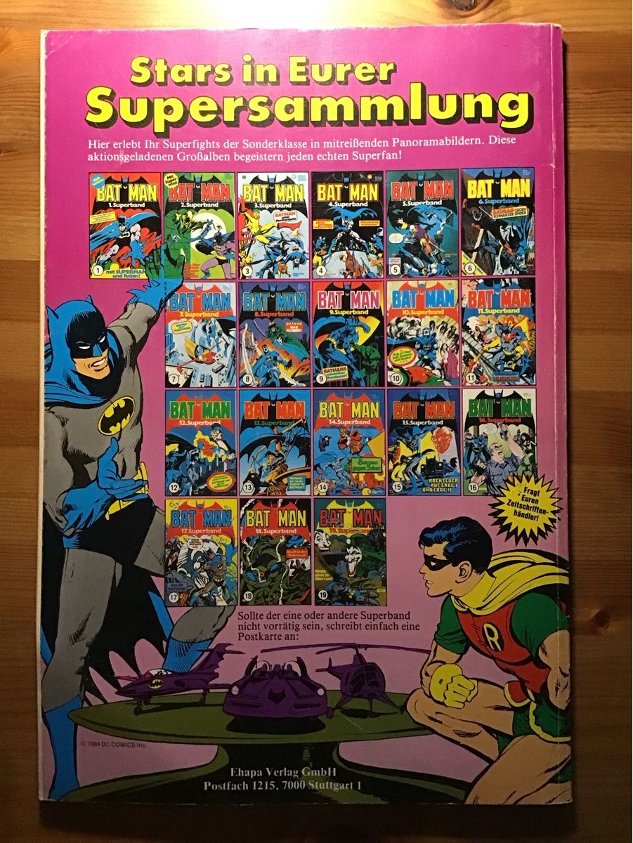 Fumetti: Batman superband 20 – Usato da Bettwiesen venduto da Jumpingfox 1