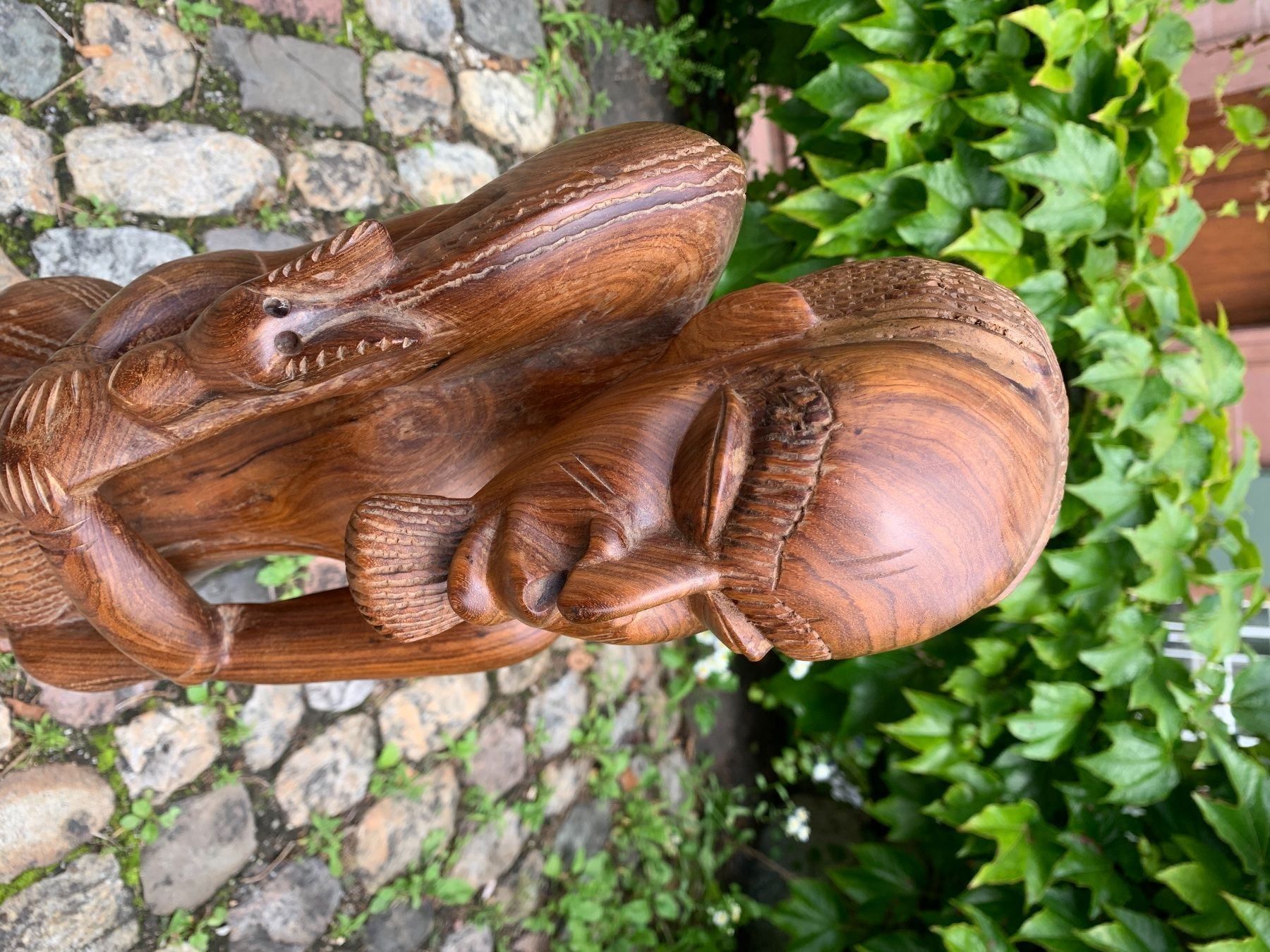 Skulpturen & Statuen: Afrikanische Kunst Holzfigur Skulptur – Gebraucht aus Riehen von MaestroImperatore 3