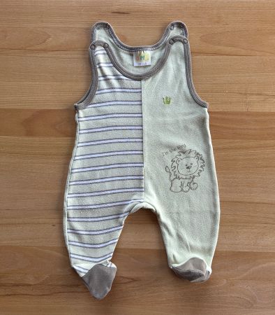 Gelb/Grüner Baby Strampler Grösse 50/56