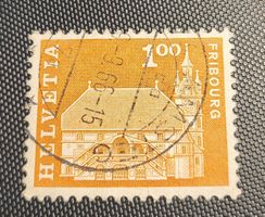 Vollstempel Amsteg briefmarke