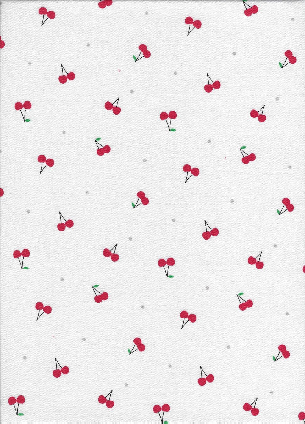 Tessuti: 2 Fat quarter/Coupons patchwork & couture - Cerises – Nuovo e nell'imballaggio originale da Gland venduto da san_xz5j 1
