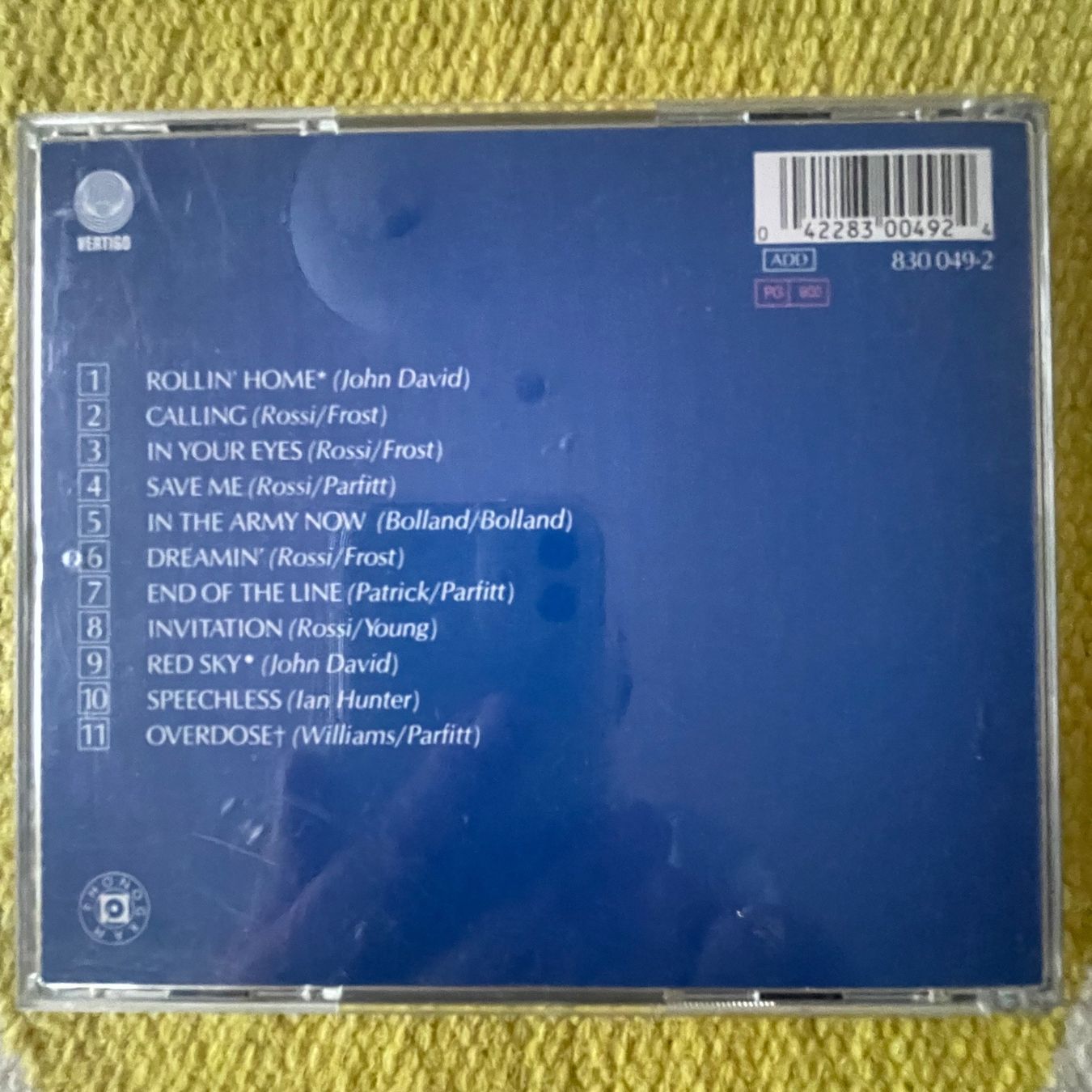 CD: STATUS QUO-IN THE ARMY NOW – Usato da Rorschacherberg venduto da CD-Roli 1