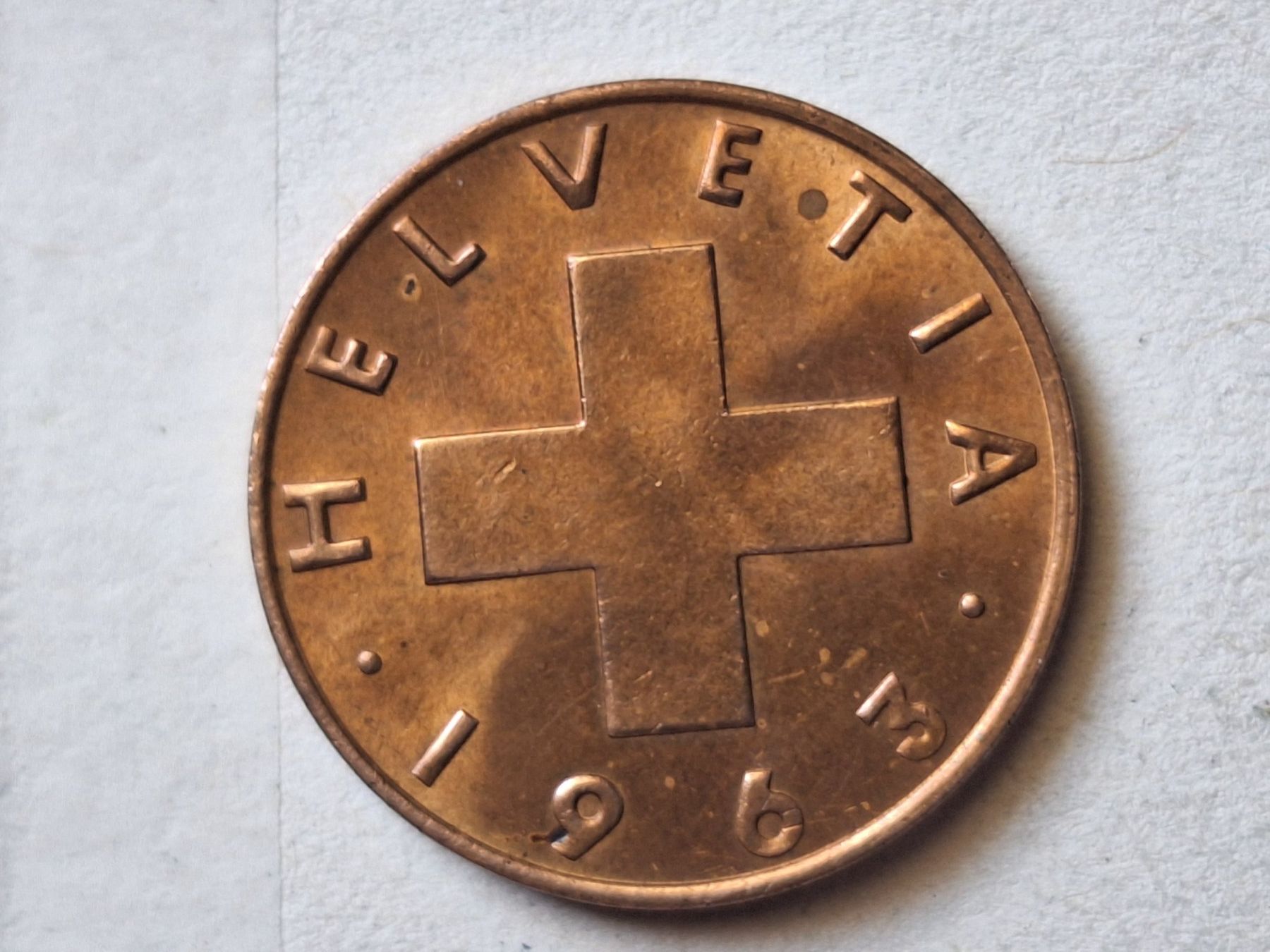 Tutti le monete: 2cts 1963 vz – Usato da Couvet venduto da zeze03