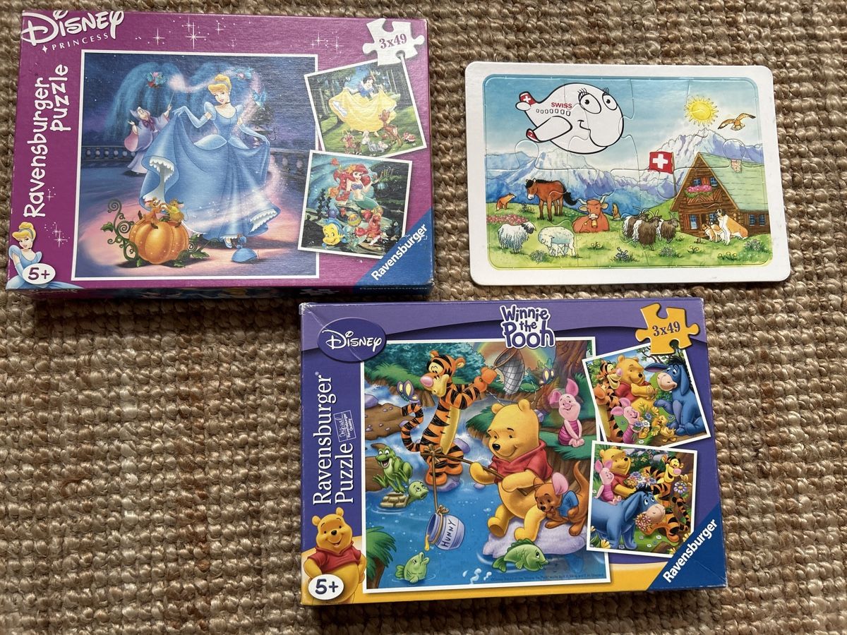 Puzzle: Kinder Puzzle Set, 3 Stk. – Usato da Dottikon venduto da cimar