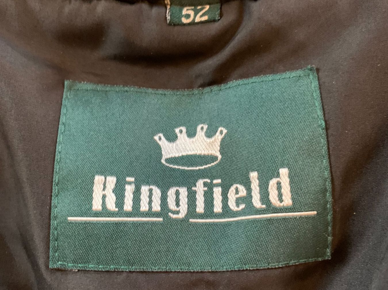 Giacche: Kingfield Herren Jacke, Gr. 52, Schwarz – Usato da Worb venduto da farben20zauber 2