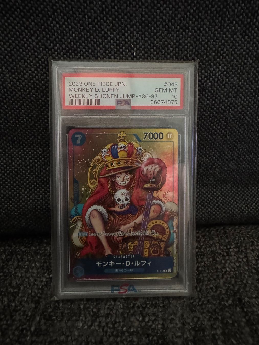 Bandai Carte collezionabili: One Piece Luffy P-043 JP PSA 10 – Nuovo (secondo la descrizione) da Neuhausen am Rheinfall venduto da Benii_