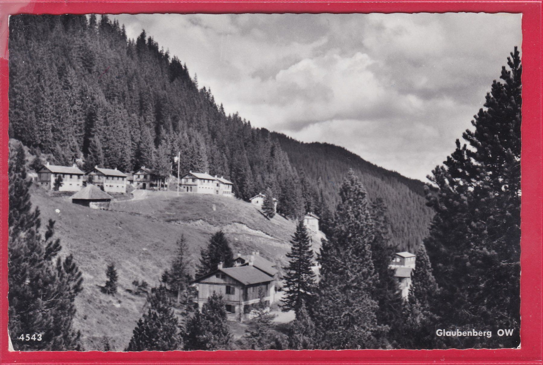 Cartoline postali: GLAUBENBERG NW, 24.7.1964 – Usato da Oberrieden venduto da Gebirgsstelze