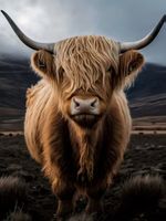 Diamond Painting: Highland Kuh 30x30cm