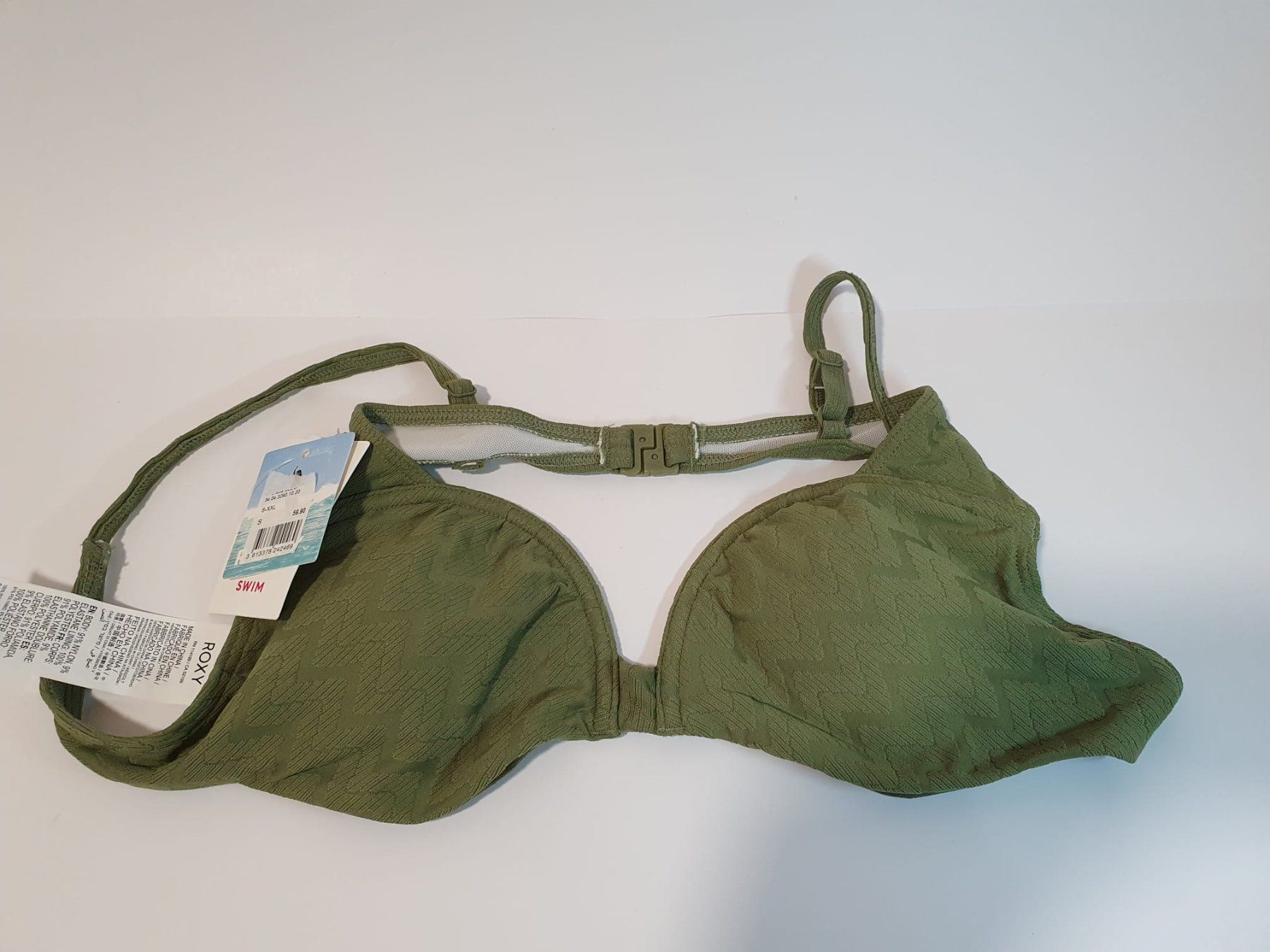 Costumi da bagno & Bikini: Damenbikini-Oberteil Roxy Größe S, EU36 – Nuovo e nell'imballaggio originale da Genève venduto da Pandinet
