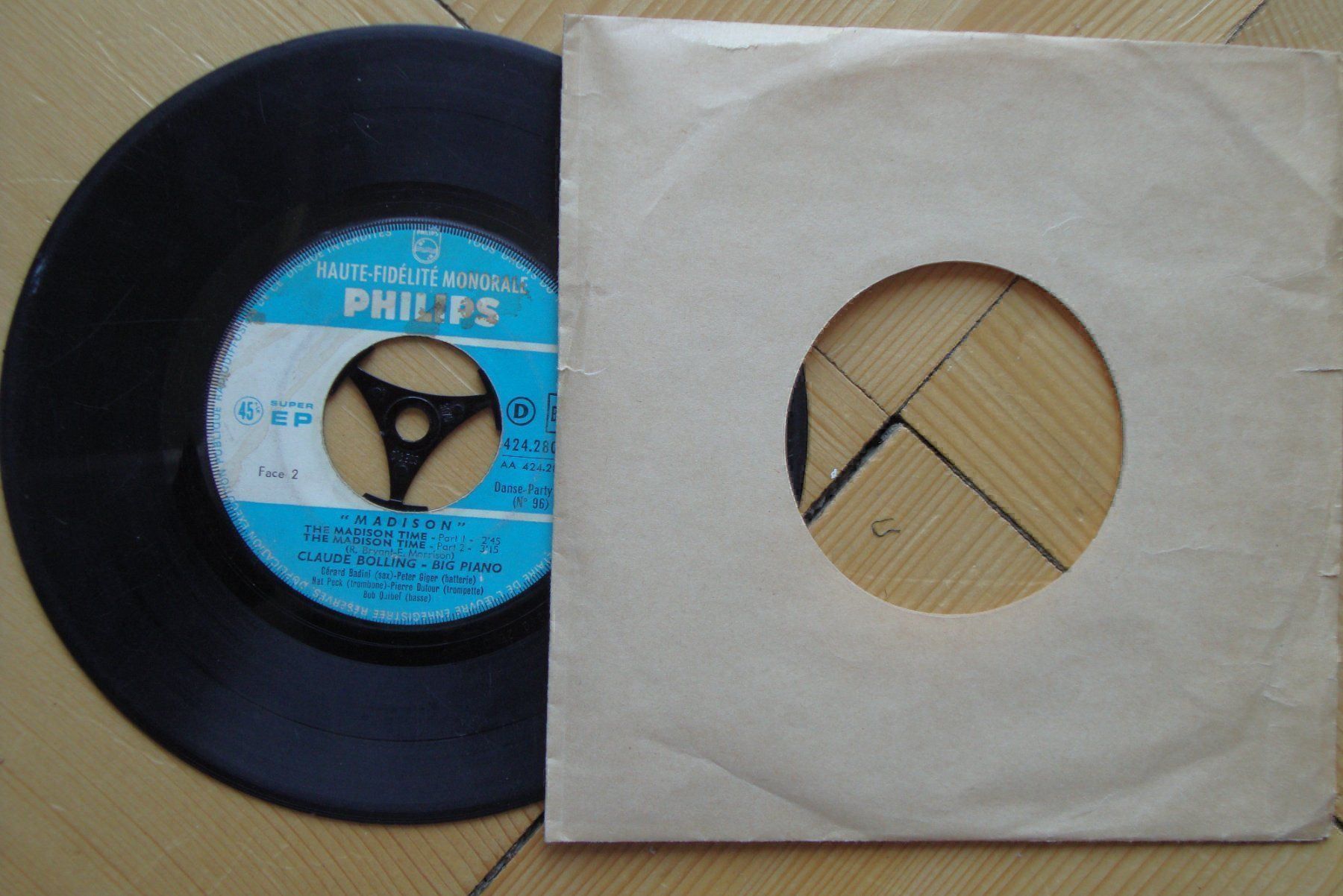 Dischi in vinile: CLAUDE BOLLING - BIG MADISON - EP 45T – Usato da Bern venduto da Uli_10_11 1