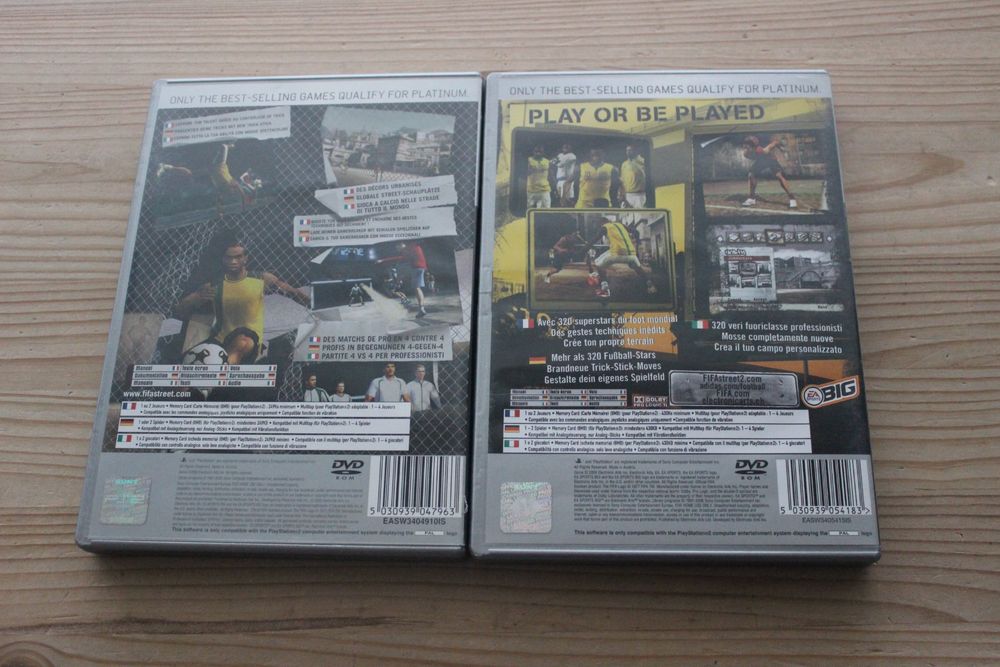 Fifa Street 1 + Fifa Street 2 2 Spiele für PS2 im Set Kaufen auf Ricardo