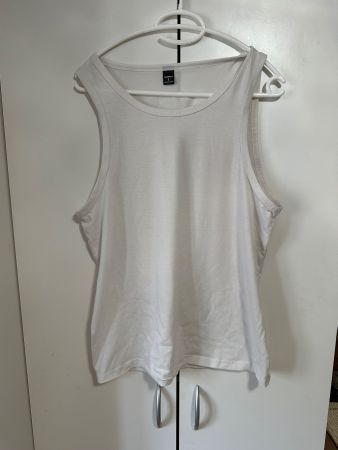 Unisex Tanktop MANFINITY Weiss Groesse S guter Zustand