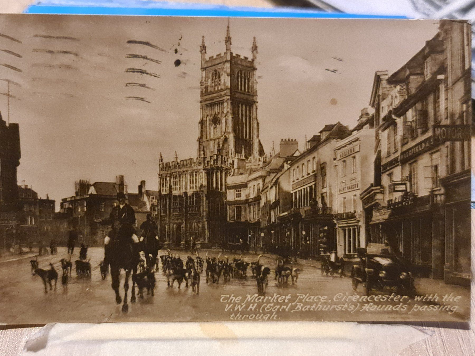 Cartoline postali: Ansichtskarte Cirencester 1934 – Usato da Dintikon venduto da Vexi