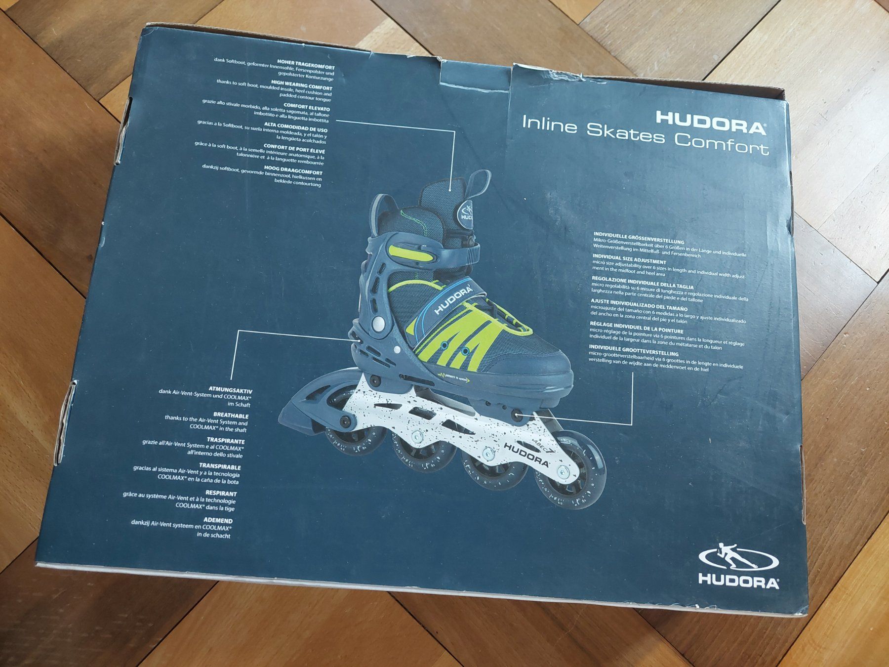 Pattini in linea & Pattini a rotelle: Hudora Inline Skates Grösse 29-34 – Nuovo e nell'imballaggio originale da Beckenried venduto da Havacola 8