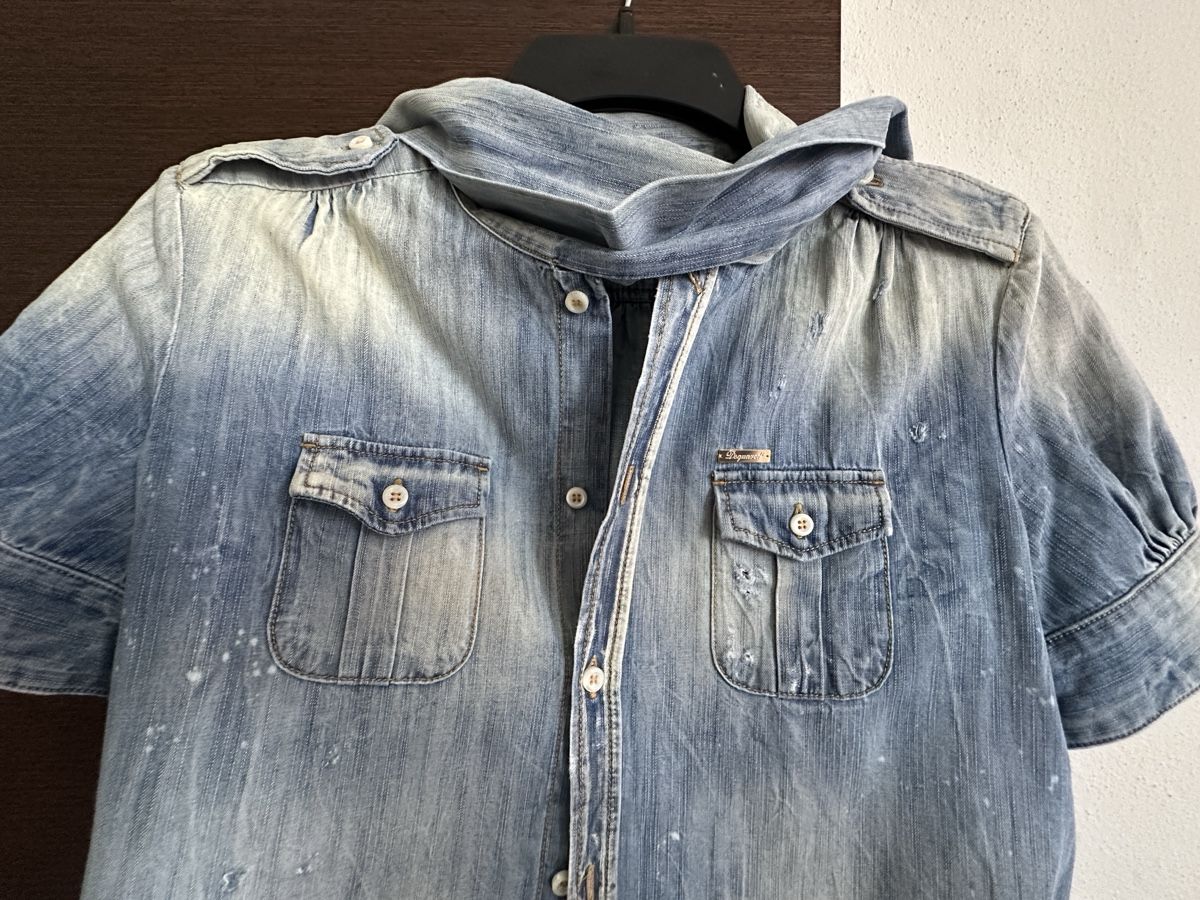 Dsquared2 Camicette: DSQUARED2 Jeans Hemd Kurzarm Gr. 42 – Usato da Jonen venduto da dibbern 3