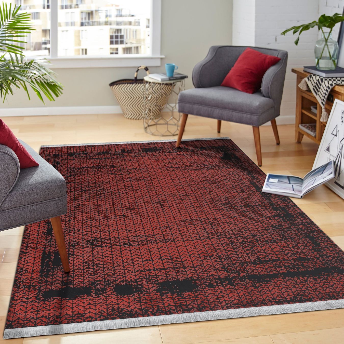 Tappeti: Moderner roter Teppich, Vintage Look, 200x300cm – Nuovo e nell'imballaggio originale da Birmensdorf ZH venduto da azad110